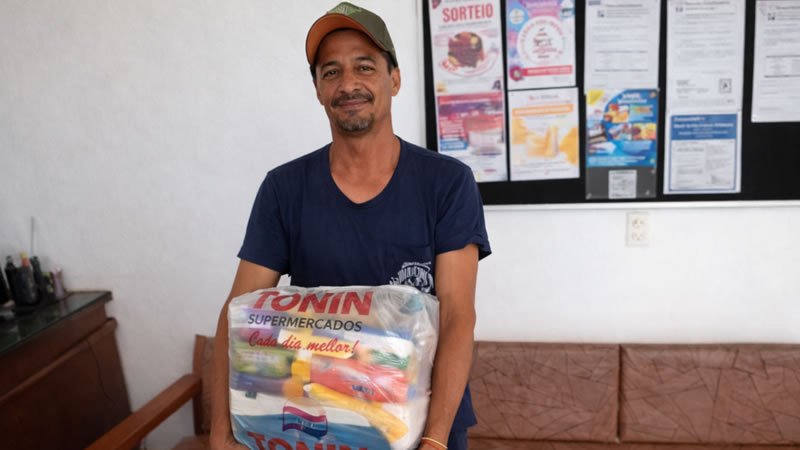 SORTEIO MENSAL DE CESTA BASICA PARA ASSOCIADOS COM A MENSALIDADE EM DIA