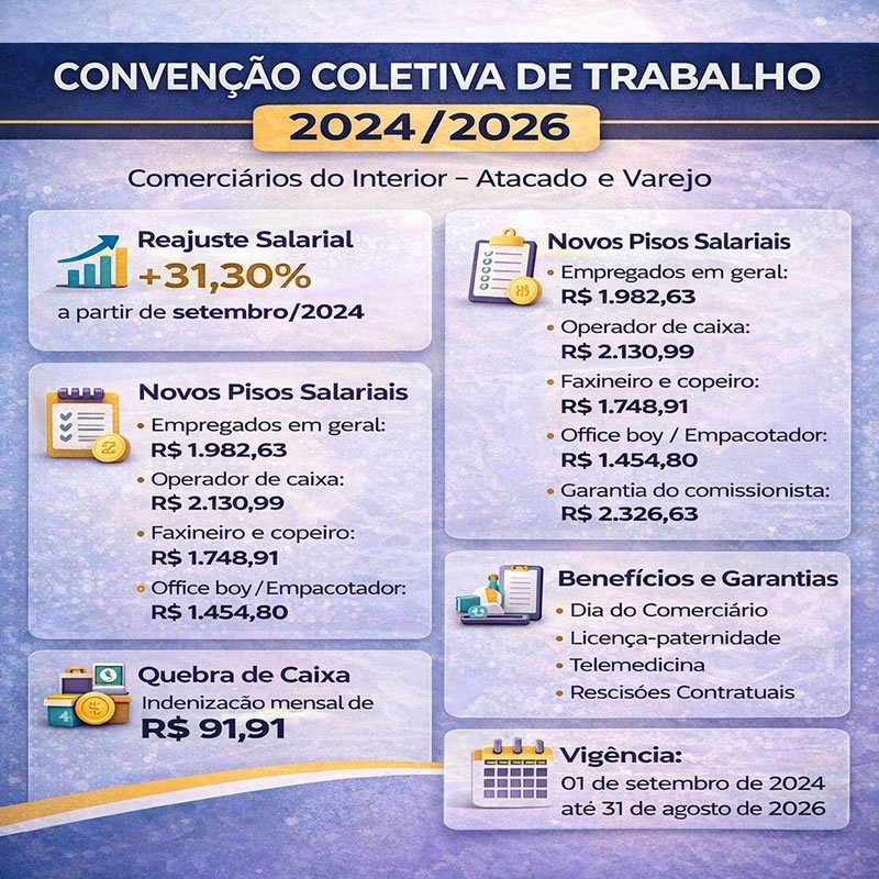 CONVENÇÃO COLETIVA DE TRABALHO 2024/2026