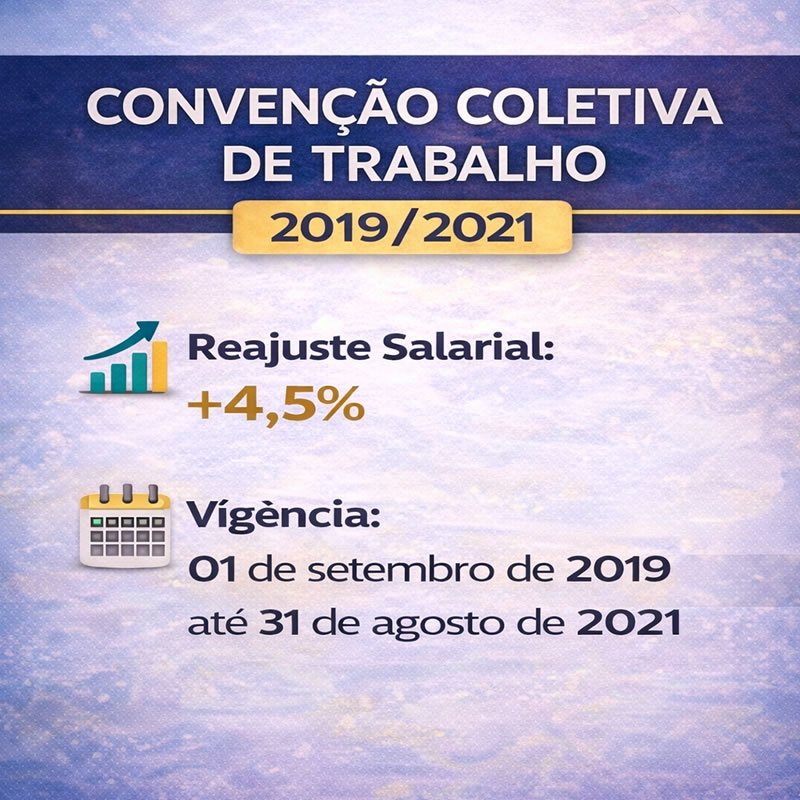 CONVENÇÃO COLETIVA DE TRABALHO 2019/2021