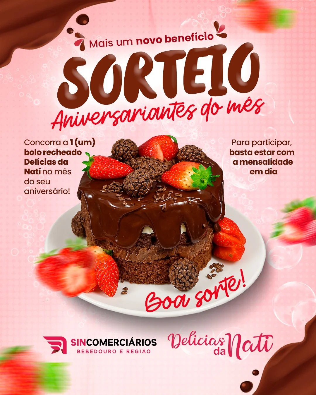 Sorteio Especial para Aniversariantes do Mês